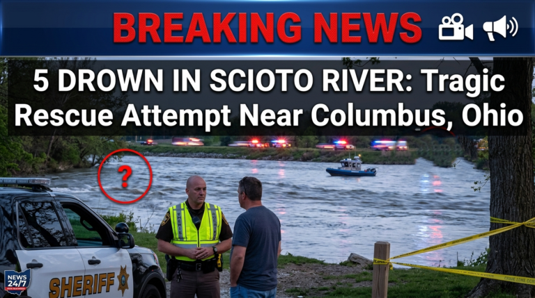 Ohio River Rescue Tragedy: 5 Adults Drown Attempting to Save Struggling Swimmer Near Columbus