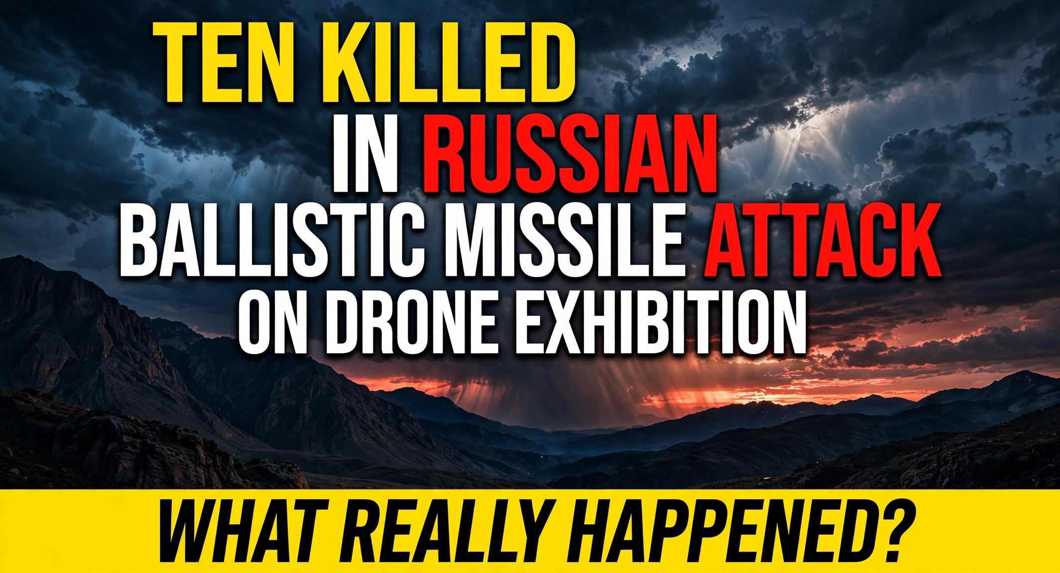 russian missile attack kyiv drone exhibition