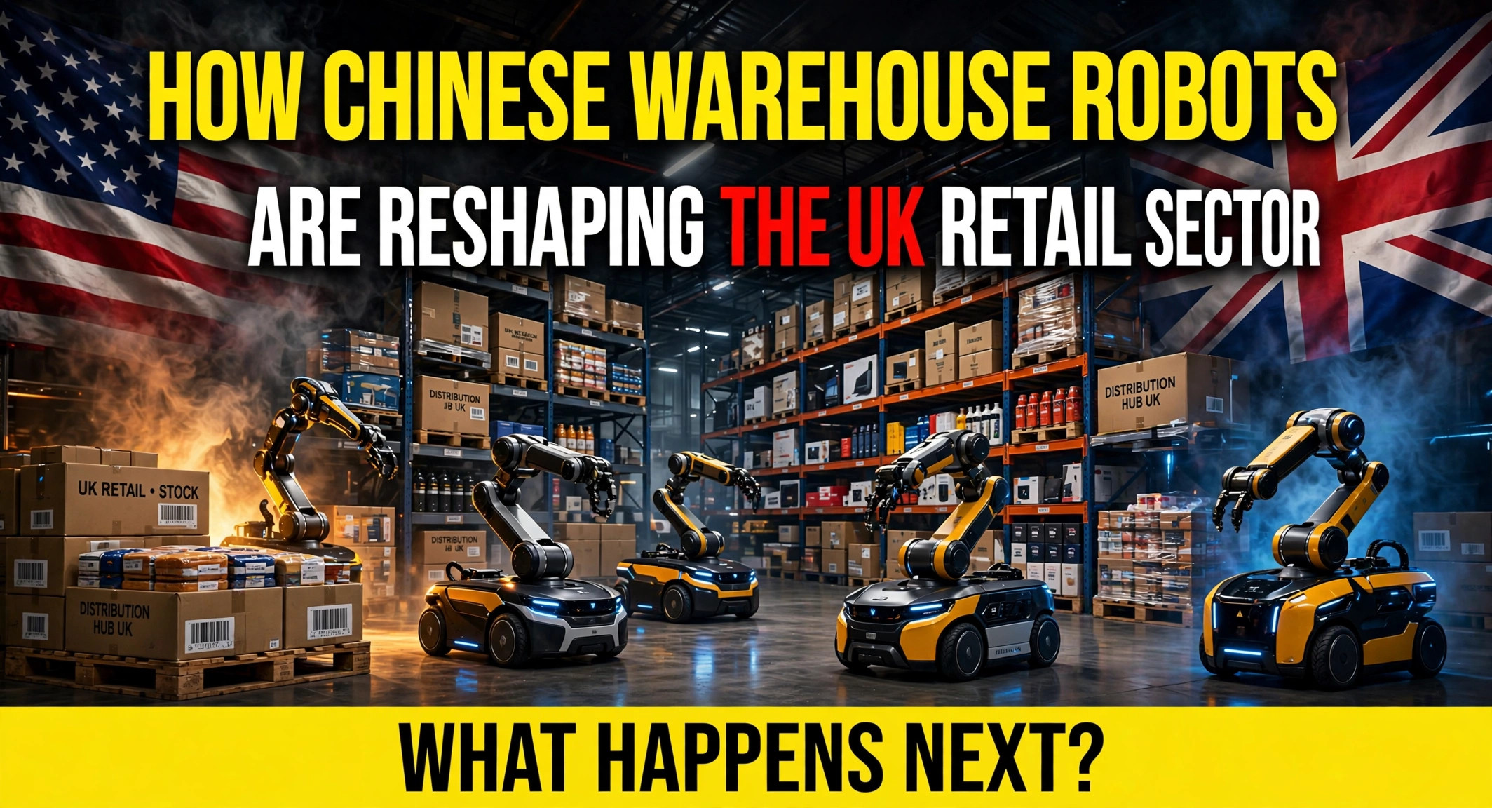 chinese warehouse robots uk retail