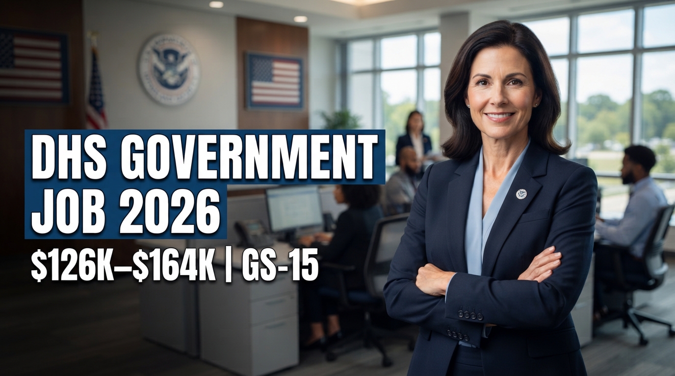 DHS Government Job 2026 Program Manager Component Acquisition Executive with GS-15 salary of $126K to $164K