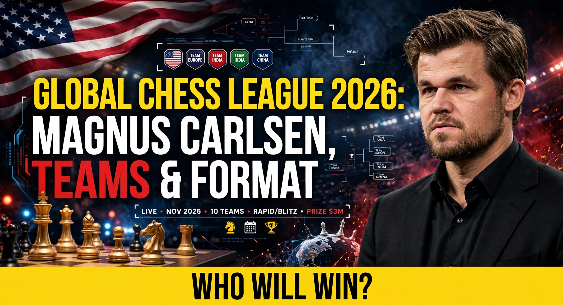 global chess league 2026 carlsen