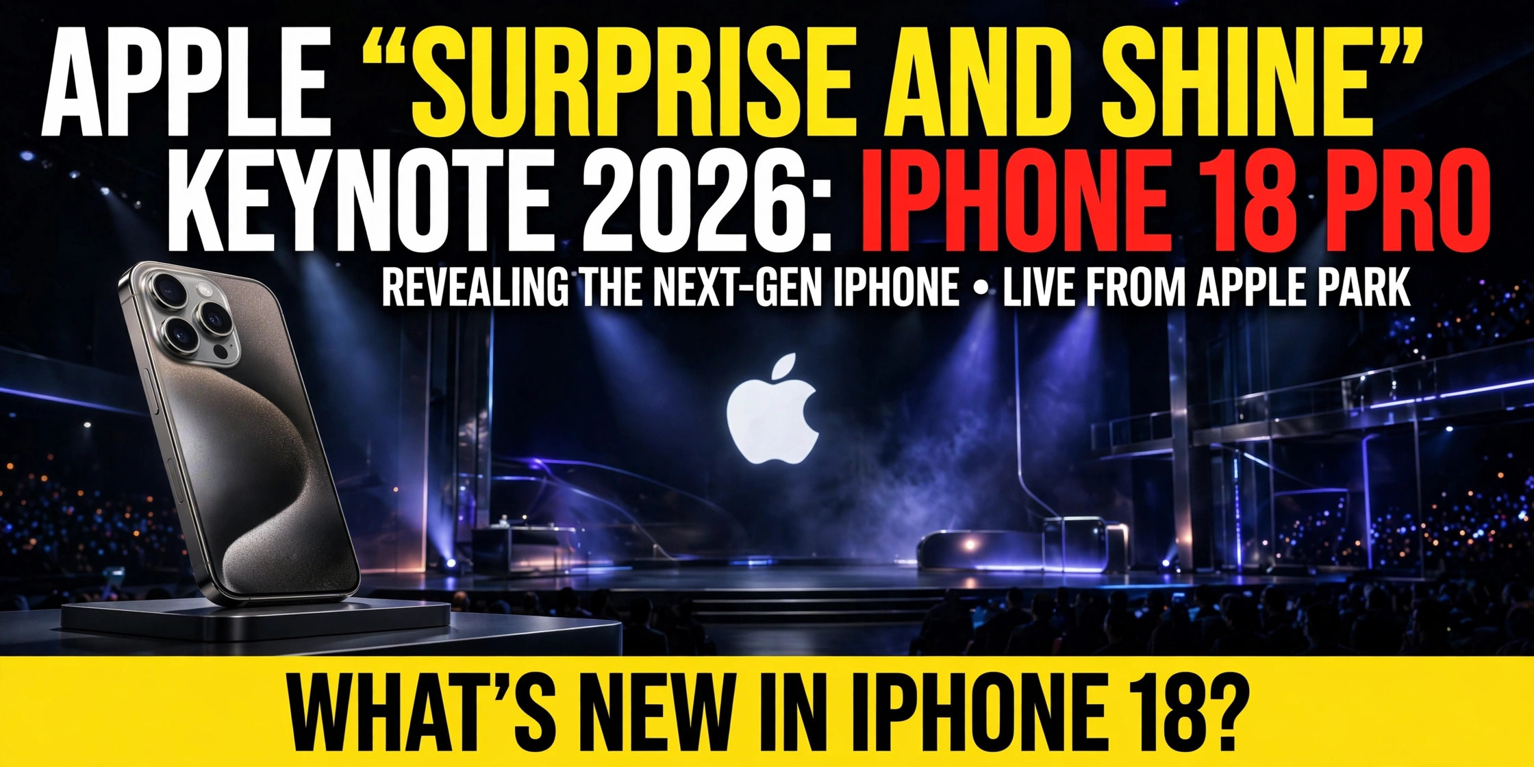 apple surprise and shine keynote 2026