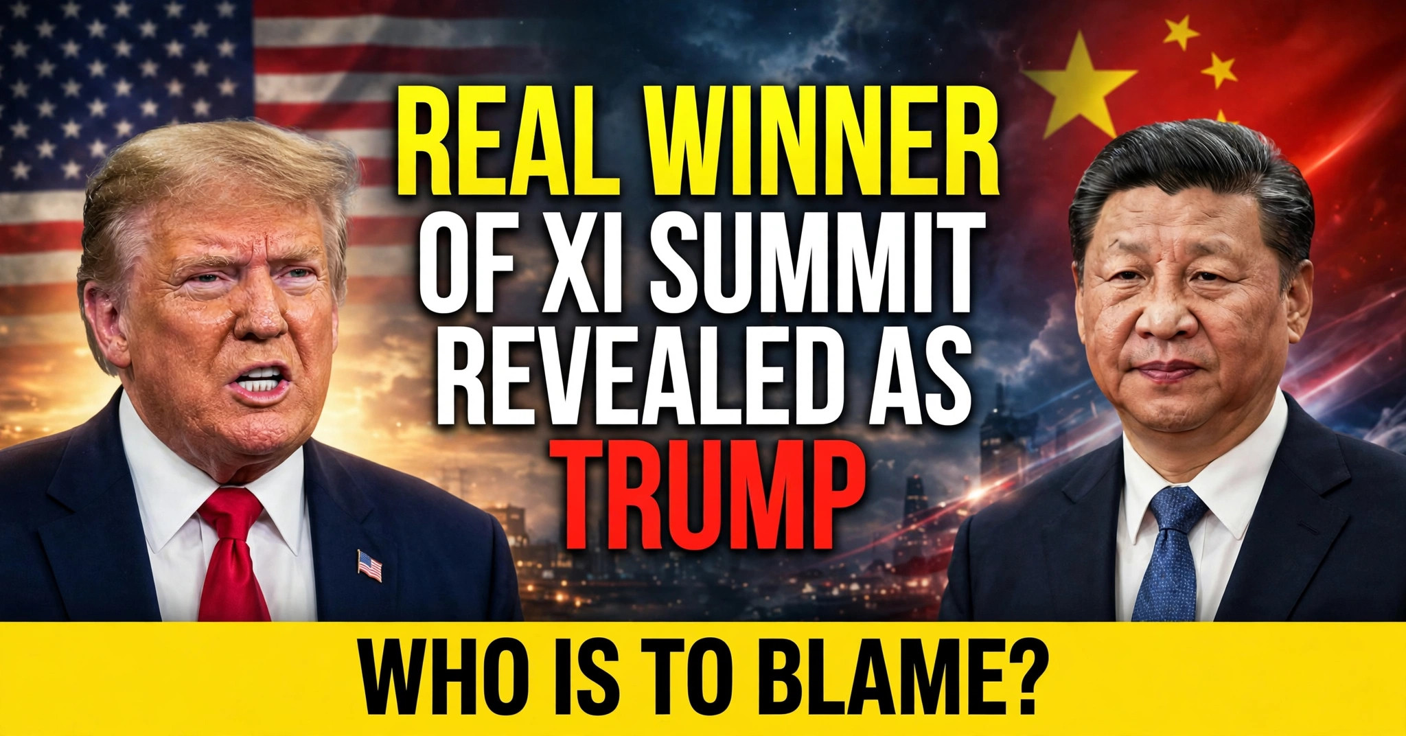 xi summit real winner trump china