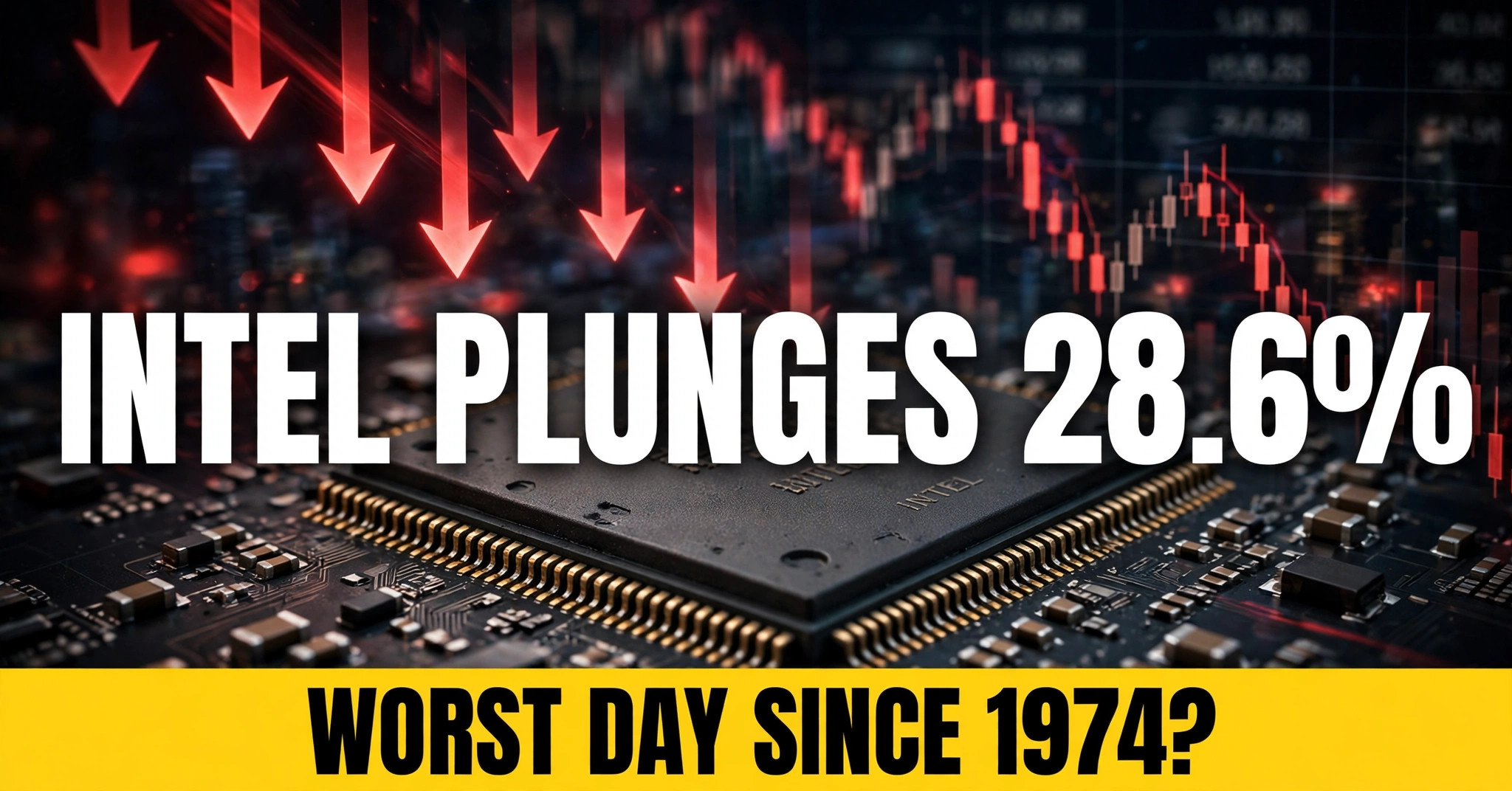 Intel plunges 28.6%