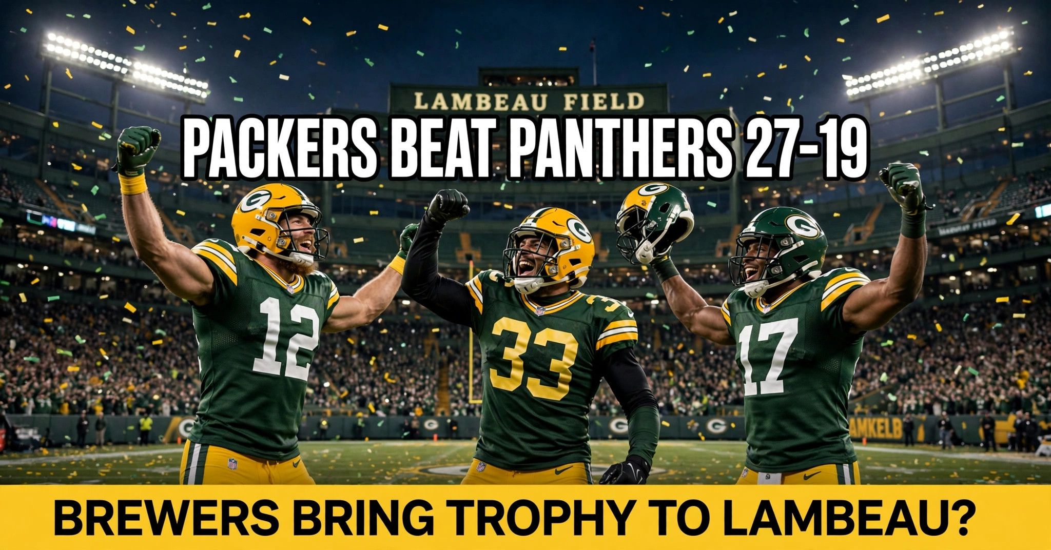 Packers beat Panthers 27-19