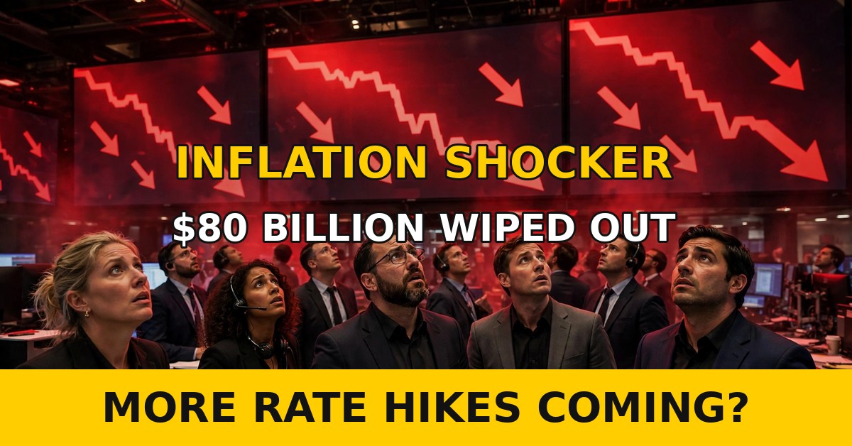 hot CPI inflation report triggers Wall Street selloff as Nasdaq and AI stocks tumble
