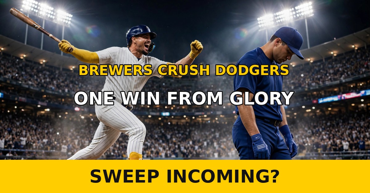 Brewers Dodgers NLCS Game 3: Jake Bauers go-ahead homer puts Milwaukee one win from World Series
