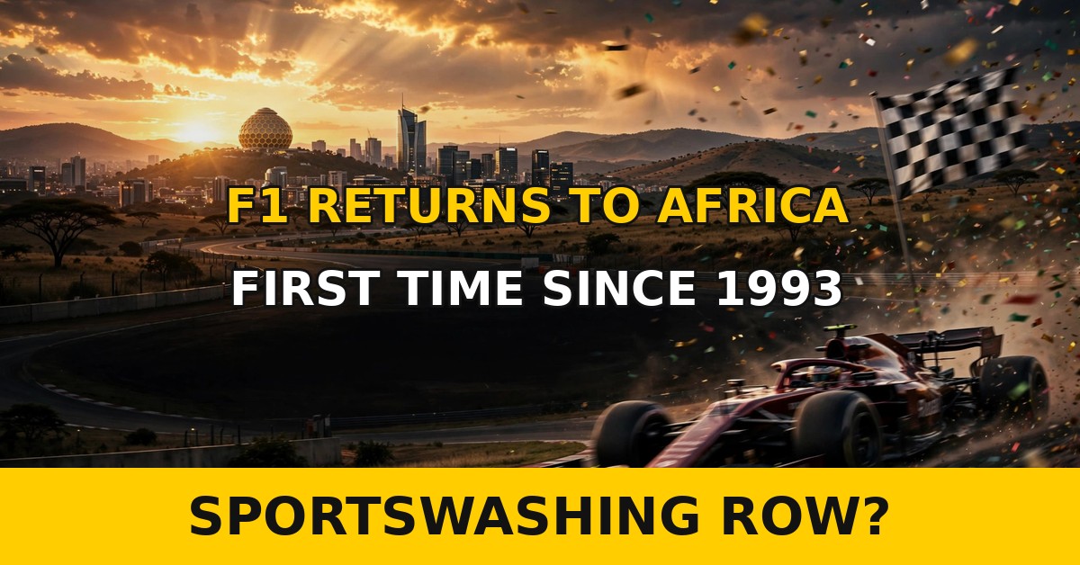 Formula 1 Rwanda race — African Grand Prix returns to Africa with 10-year Rwanda deal