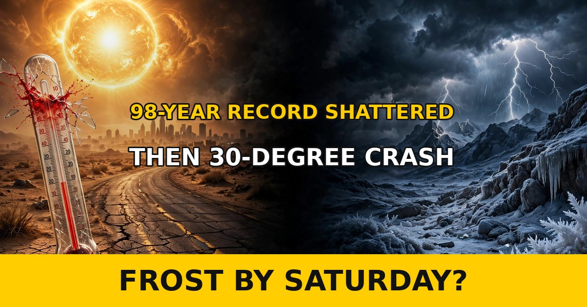 record October heat wave — Cincinnati breaks 98-year record before storms and frost