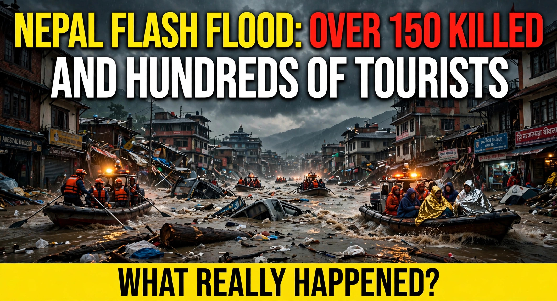 nepal flash flood