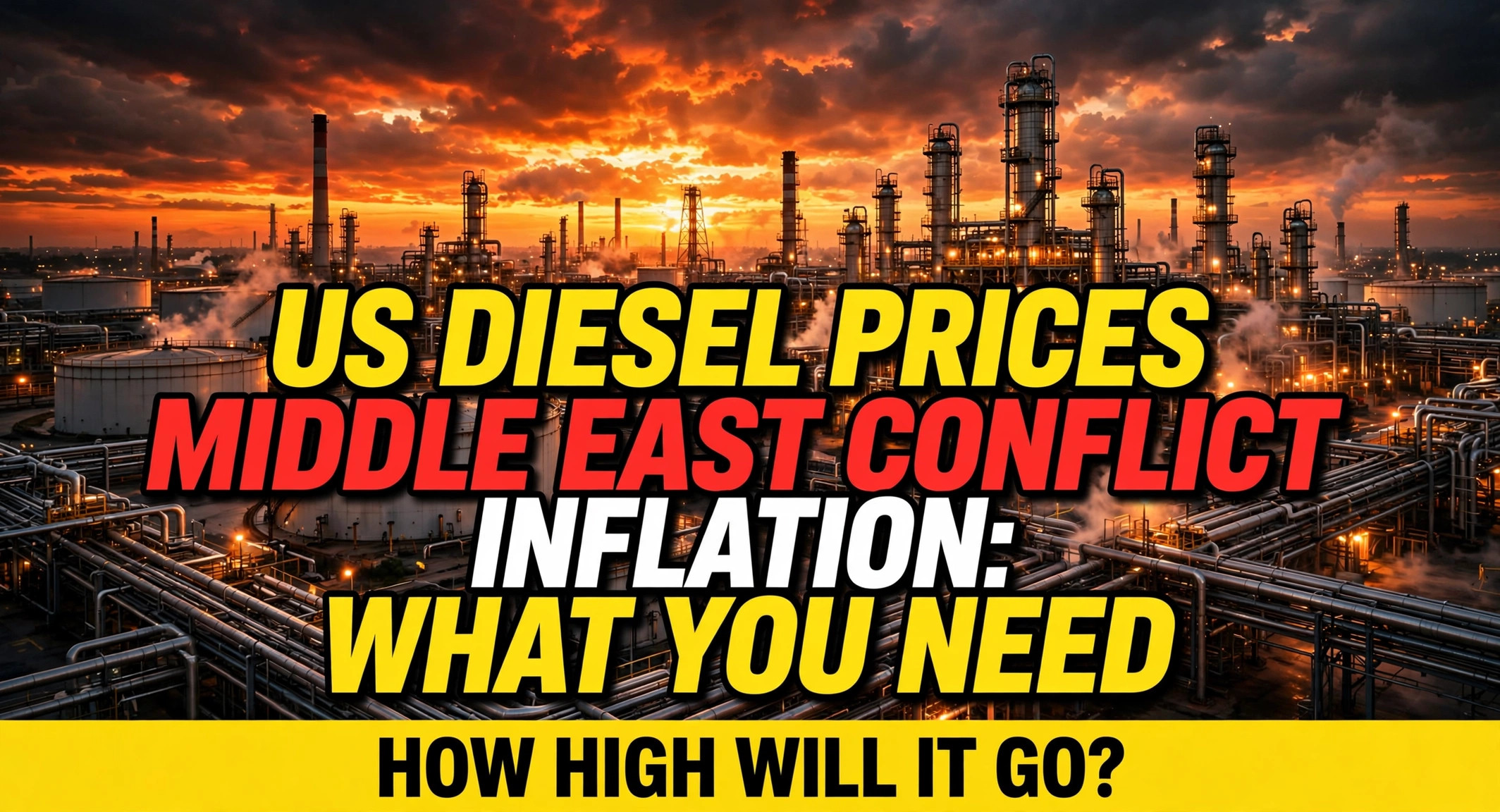 us diesel prices middle east conflict
