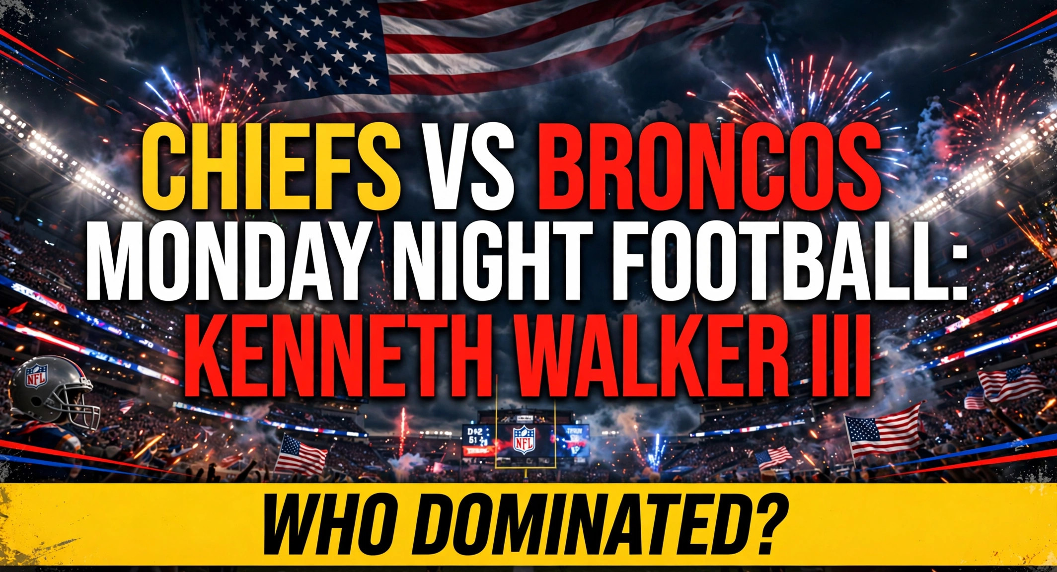 chiefs vs broncos monday night football