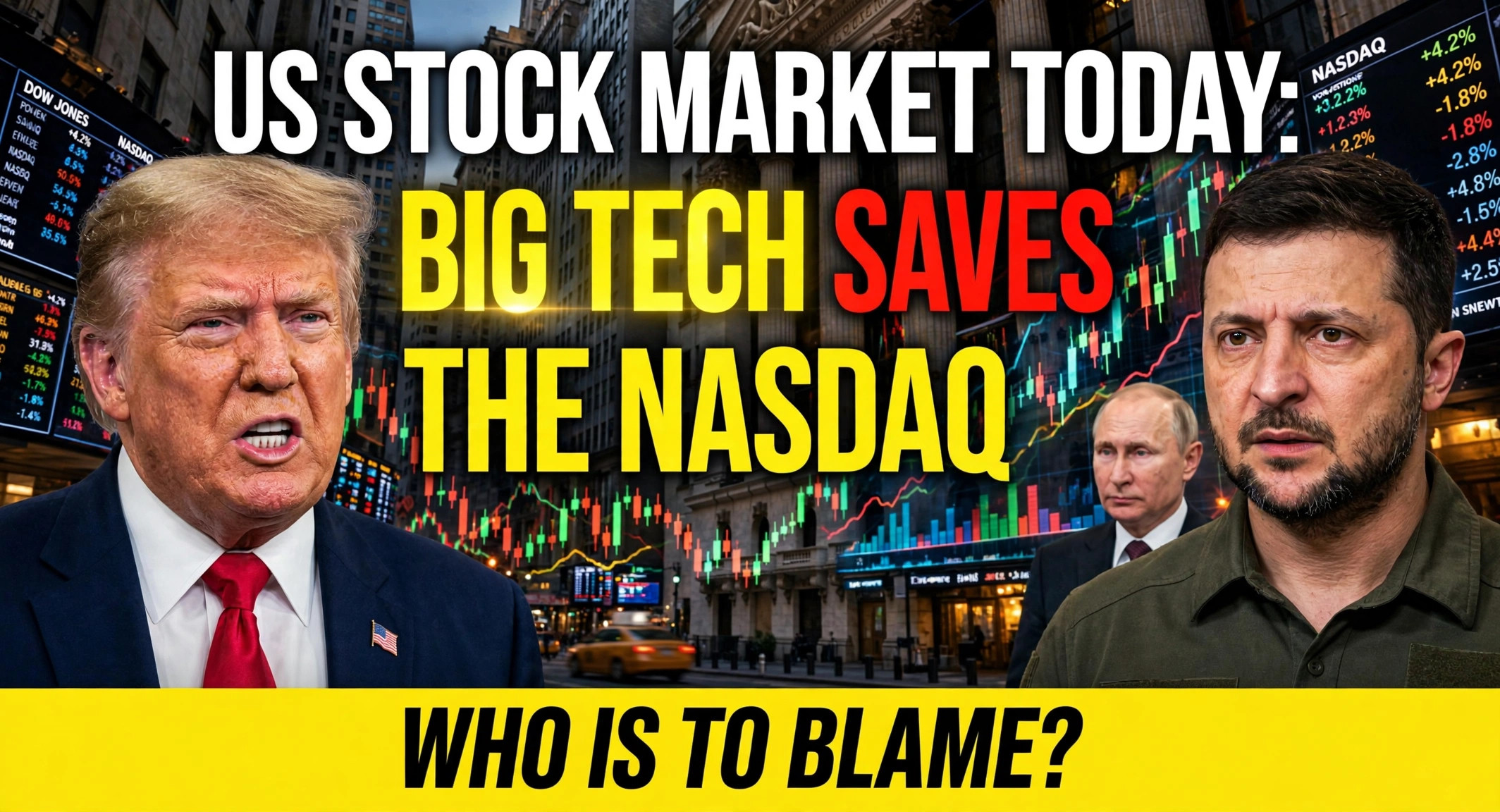 us stock market today nasdaq big tech