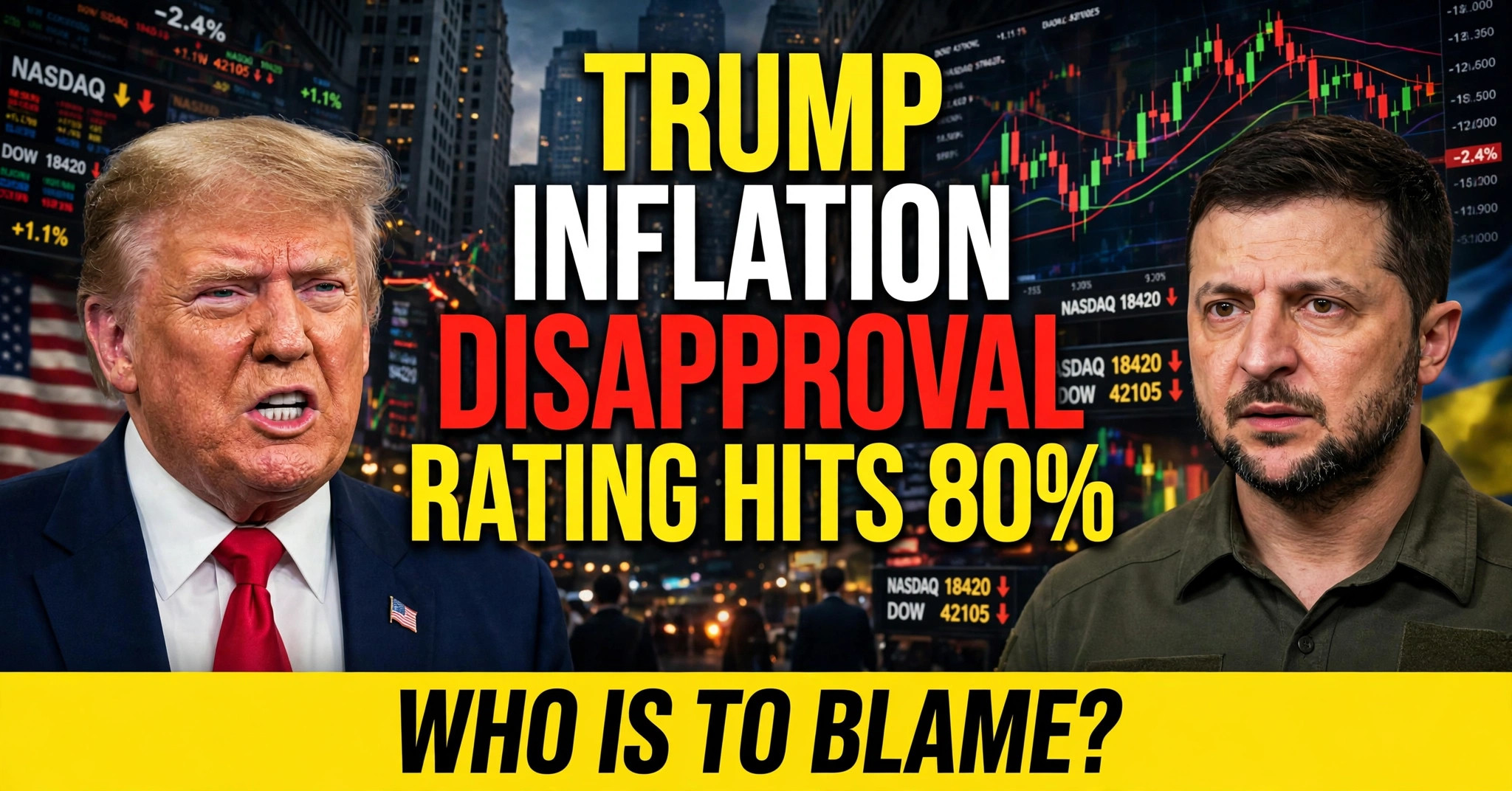 trump inflation disapproval 80 percent