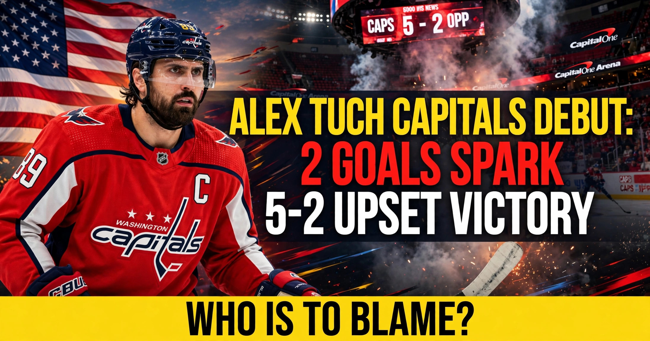 alex tuch capitals debut