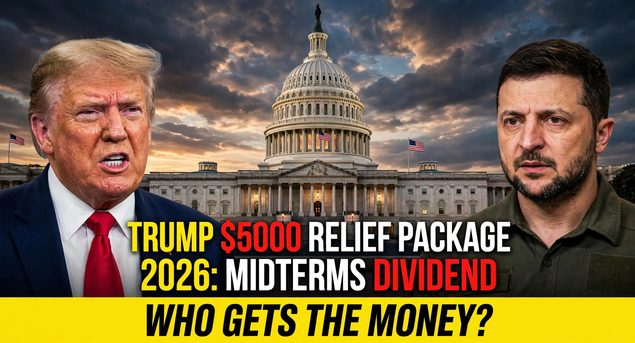 trump 5000 relief package midterms