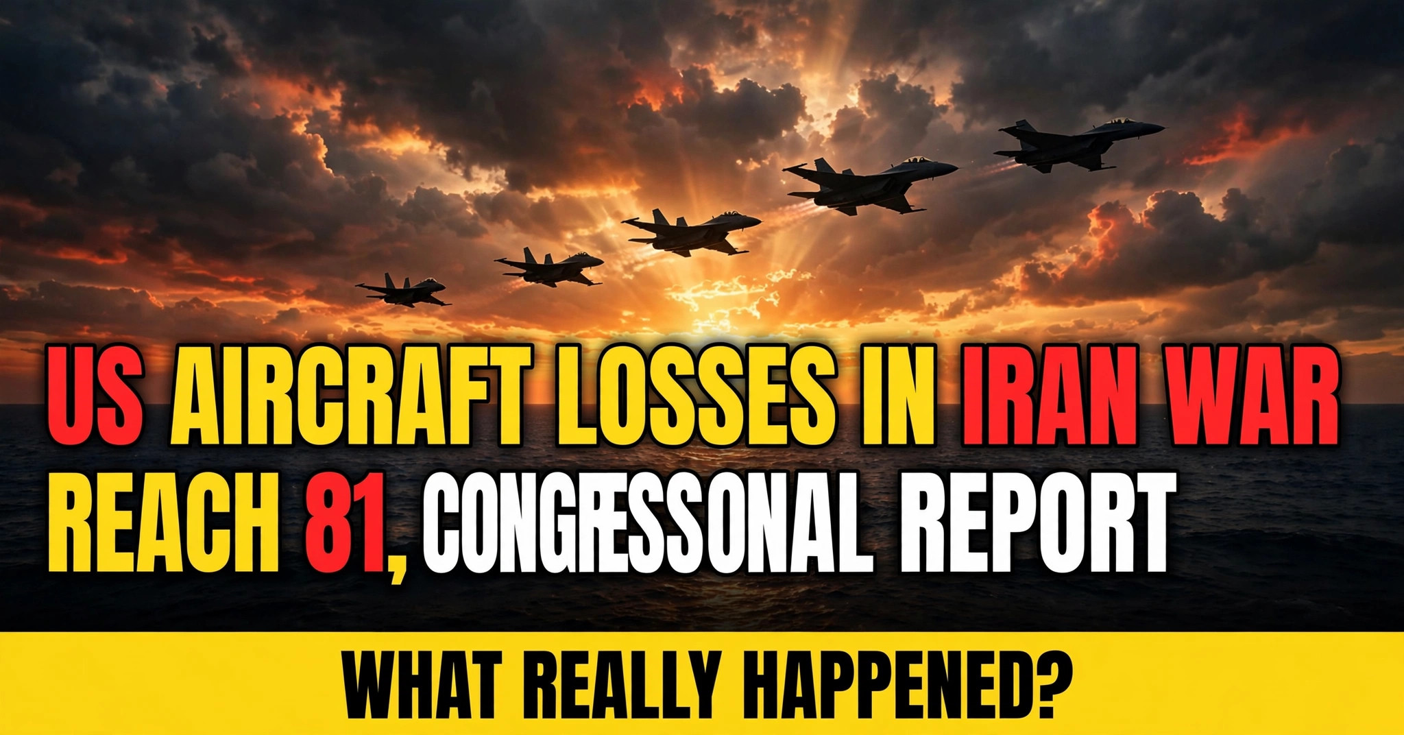 us aircraft losses iran war