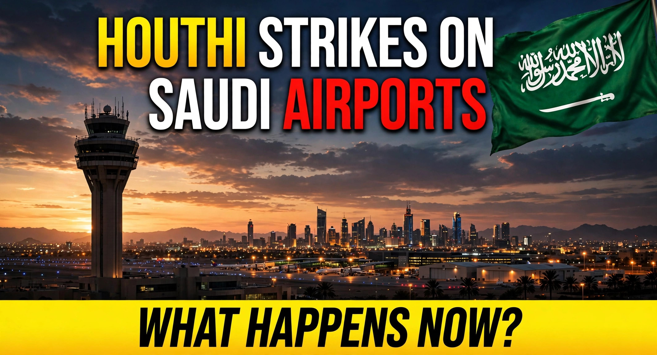 houthi strikes saudi airports