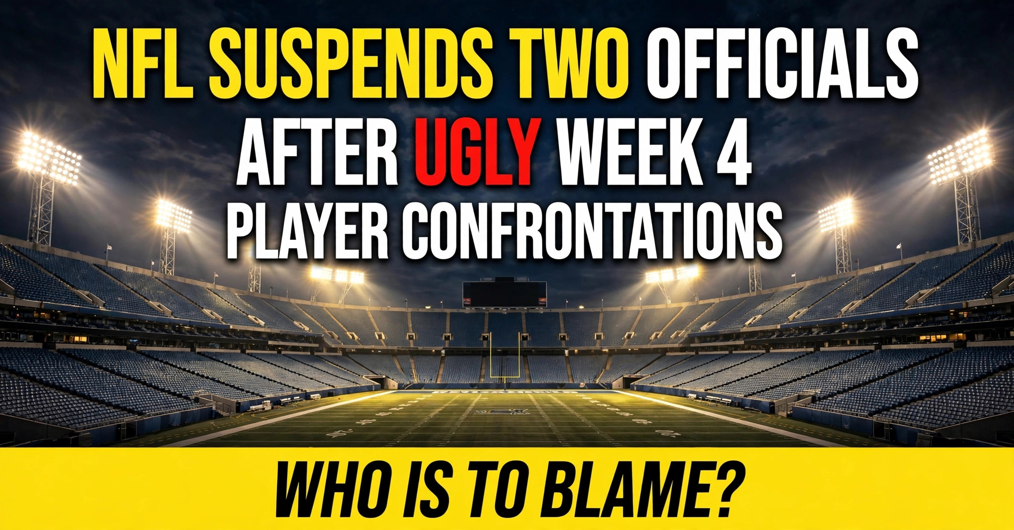 nfl suspends officials week 4