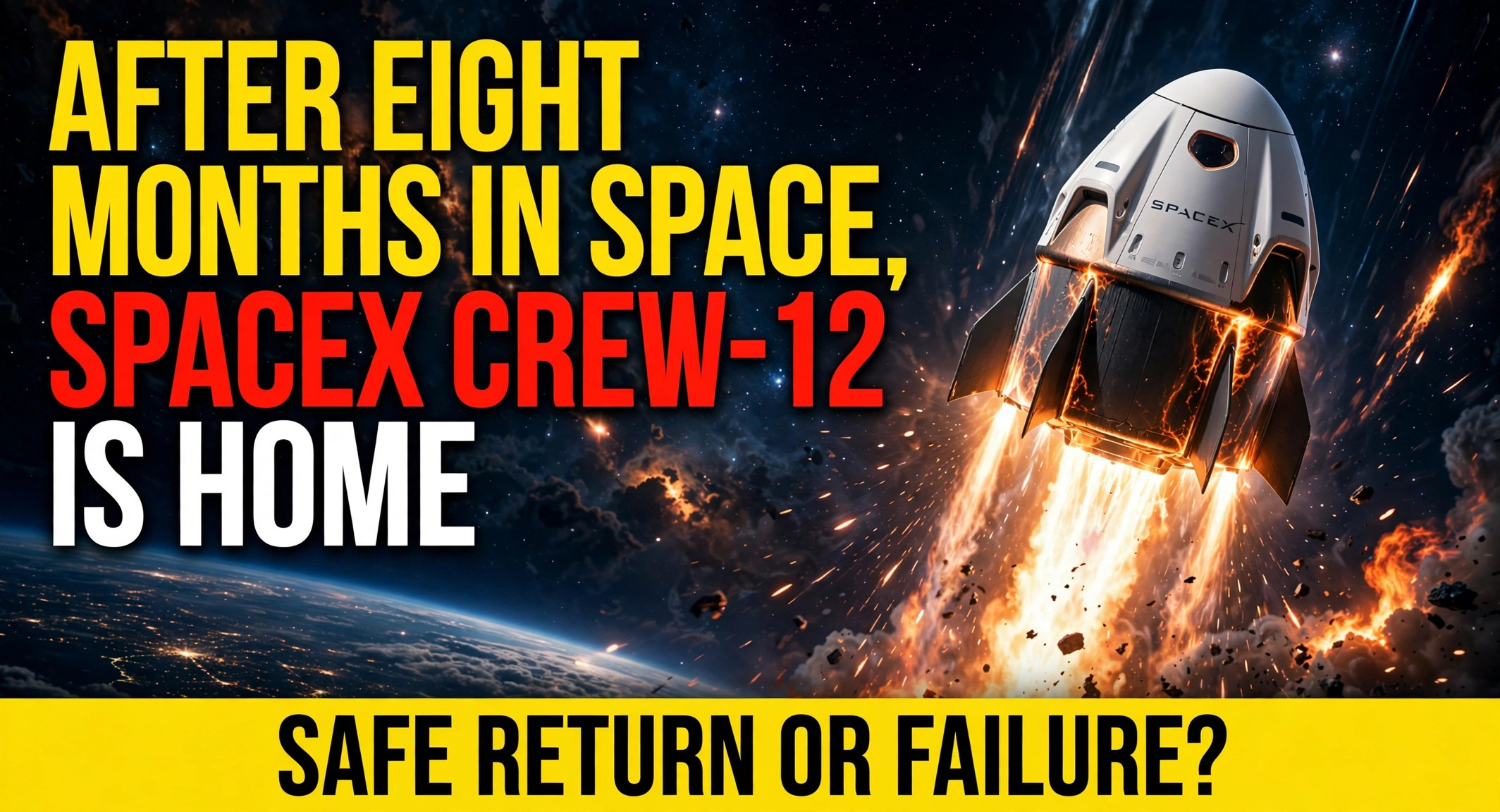 spacex crew-12 home after eight months