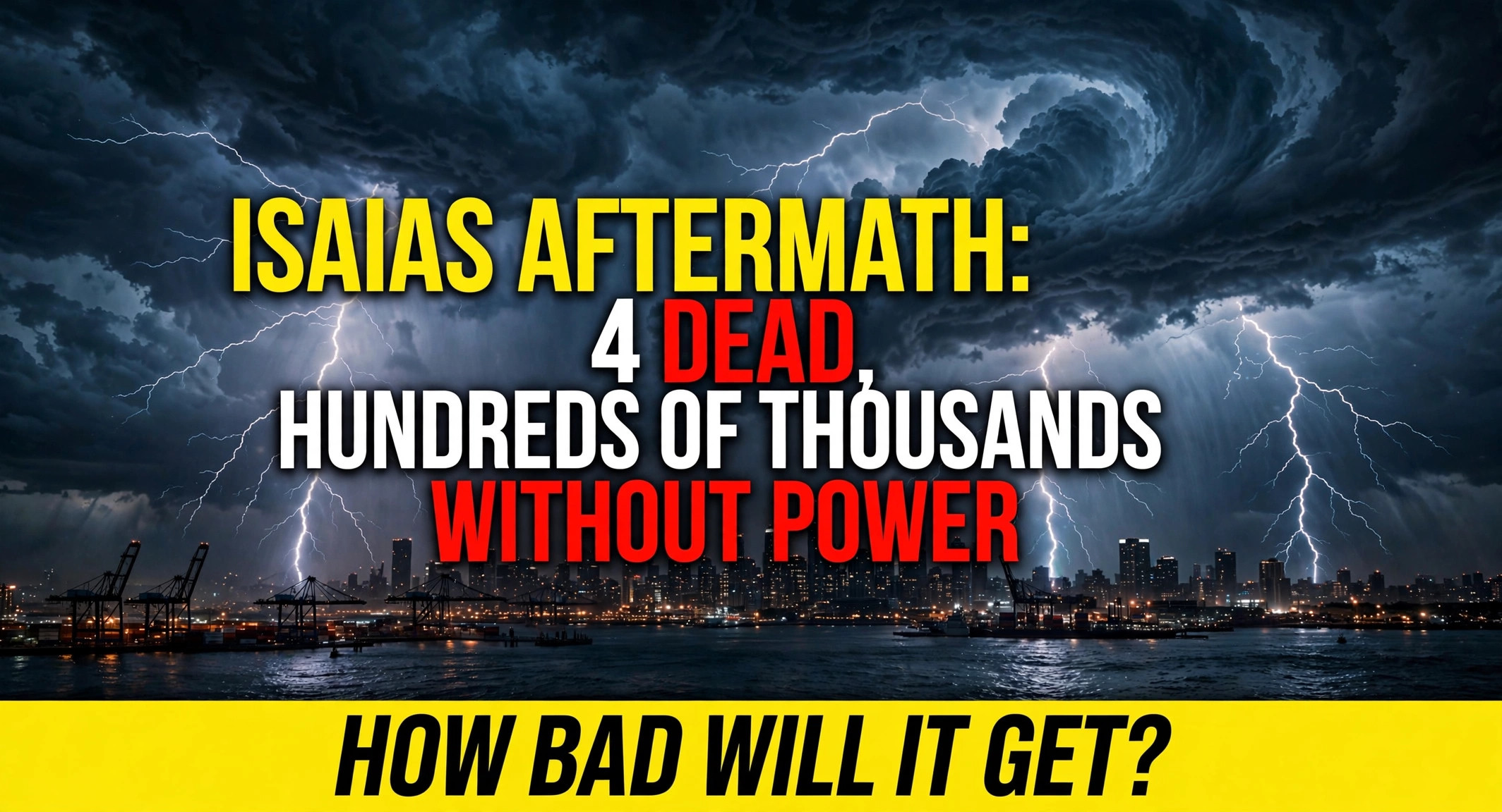 isaias aftermath dead power outages